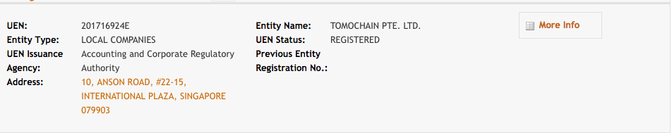 Tomochain price